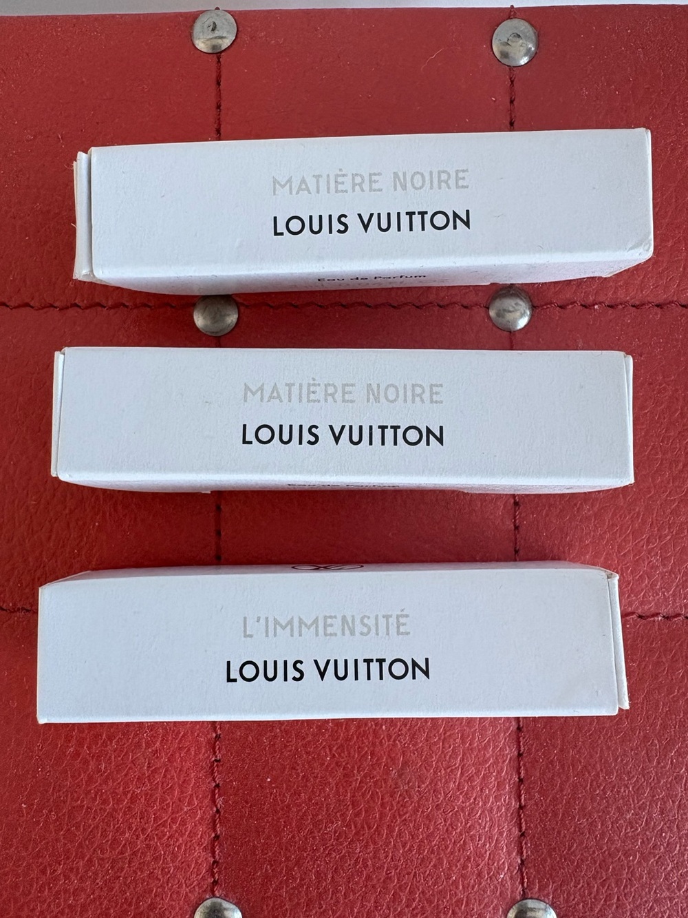 Louis Vuitton fragrance x3